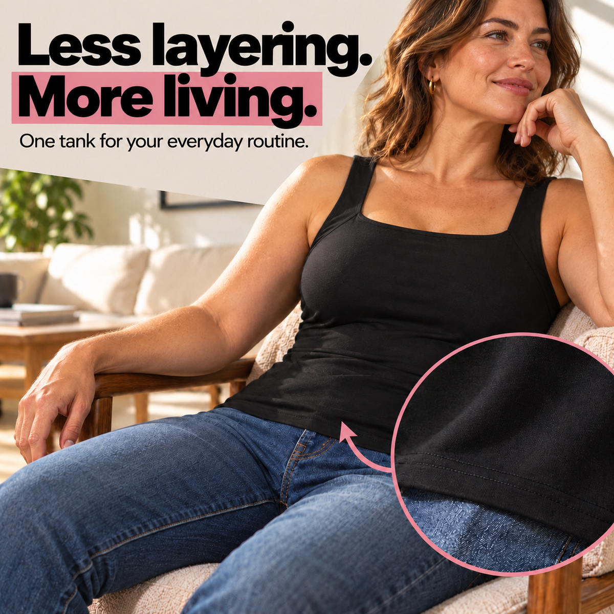 Luvoat built-in bra tank — comfort