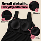 Luvoat built-in bra tank — details interior